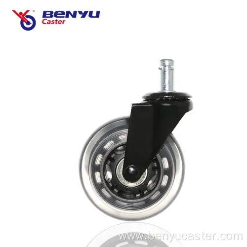 high quality 3 Inch Steel Colours Transparent Wheel